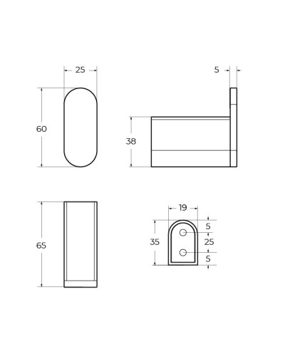 Крючок CEZARES STYLUS-HK-01