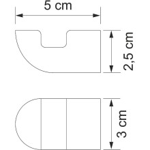 Крючок WasserKRAFT Kammel K-8323 Хром