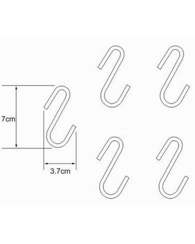 Крючки WasserKRAFT K-415 Хром