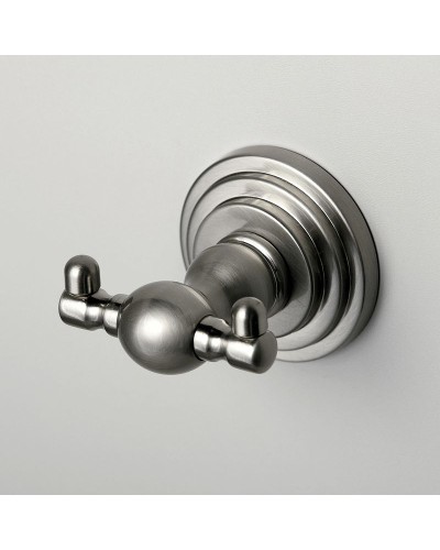 Двойной крючок WasserKRAFT Ammer K-7023D Хром матовый