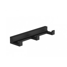 Вешалка с 3 крючками для ванной WONZON & WOGHAND, Черный (WW-9135-BL)