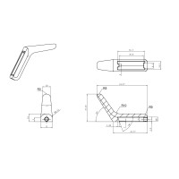 Крючок для ванной WONZON & WOGHAND, Темный графит (WW-V4301-GM)