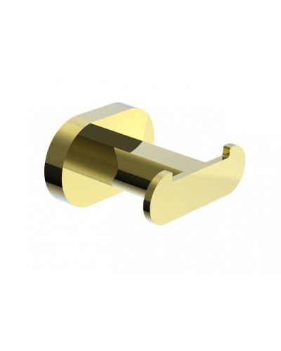 Двойной крючок для ванной WONZON & WOGHAND, Глянцевое золото (WW-8425-LG)