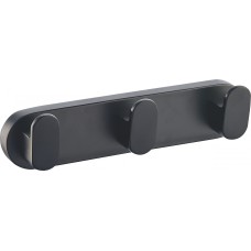 Вешалка с 3 крючками для ванной WONZON & WOGHAND, Черный (WW-7735)