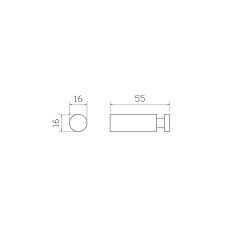 Крючок для ванной WONZON & WOGHAND, Хром (WW-8105-2)