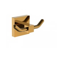 Двойной крючок для ванной WONZON & WOGHAND, Темное золото (WW-8925-DG)