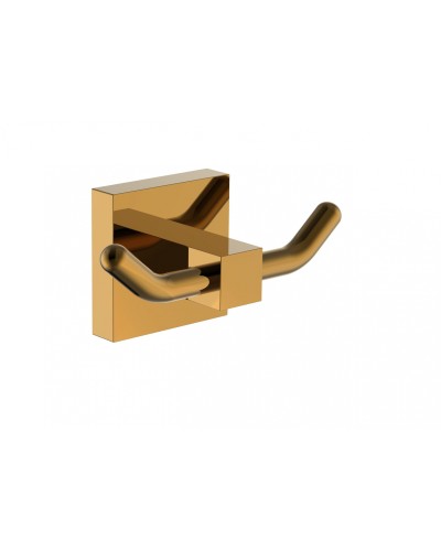 Двойной крючок для ванной WONZON & WOGHAND, Темное золото (WW-8925-DG)