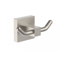 Двойной крючок для ванной WONZON & WOGHAND, Брашированный никель (WW-8925-BN)