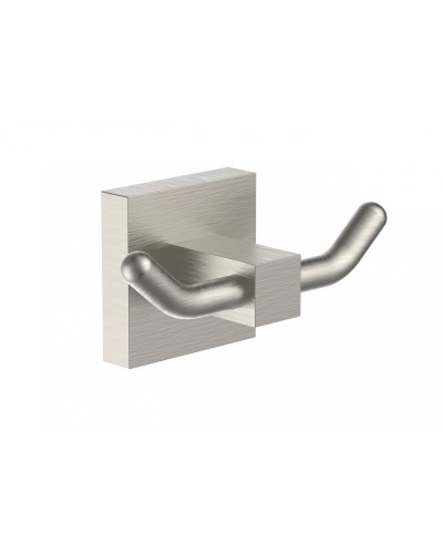 Двойной крючок для ванной WONZON & WOGHAND, Брашированный никель (WW-8925-BN)