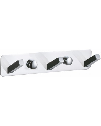 Вешалка с 3 крючками для ванной WONZON & WOGHAND, Хром (WW-9385-3)