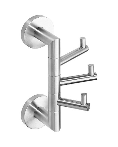 Тройной крючок Bemeta Neo 104206075 поворотный Нержавеющая сталь