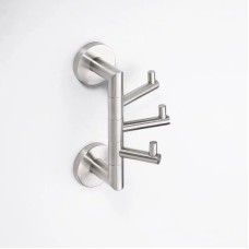 Тройной крючок Bemeta Neo 104206075 поворотный Нержавеющая сталь