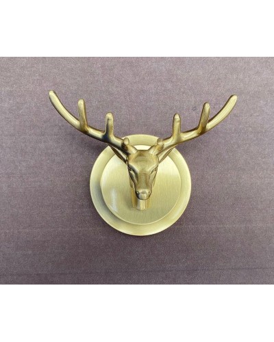 Двойной крючок Bronze de Luxe Royal 81152 Олень Бронза