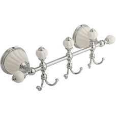 Вешалка для полотенец Migliore Olivia 17494 Хром Белая