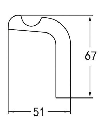 Крючок Cezares Ultima CZR-F-8933 Хром