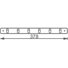 Вешалка для полотенец Aquanet 8220-6 264925 Хром