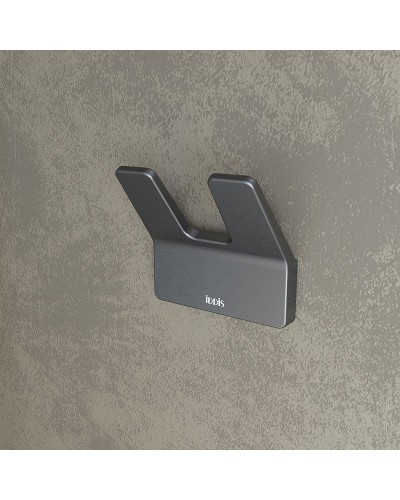 Двойной крючок Iddis Slide SLIGM20i41 Графит матовый