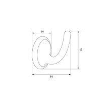 Комплект крючков Iddis Oldie OLDBR10i41 Бронза