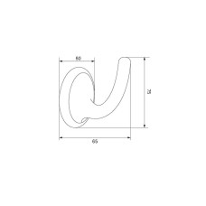 Комплект крючков Iddis Oldie OLDBR10i41 Бронза