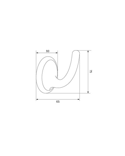 Комплект крючков Iddis Oldie OLDBR10i41 Бронза