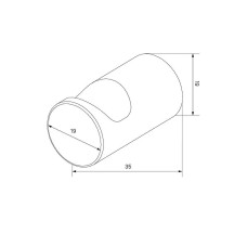 Комплект крючков Iddis Petite PET2SY1i41 Белый матовый