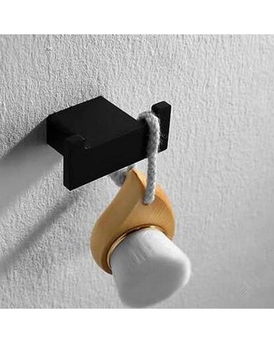 Двойной крючок Orans P-7206 7206p00 Черный матовый