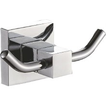 Двойной крючок Haiba HB8605-2 Хром