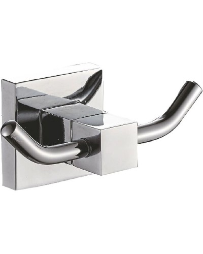 Двойной крючок Haiba HB8605-2 Хром