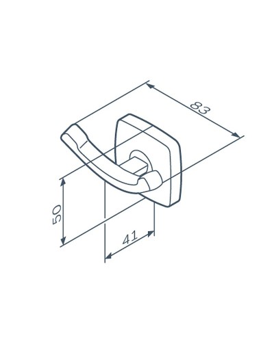 Двойной крючок AM.PM Gem A9035622 Черный
