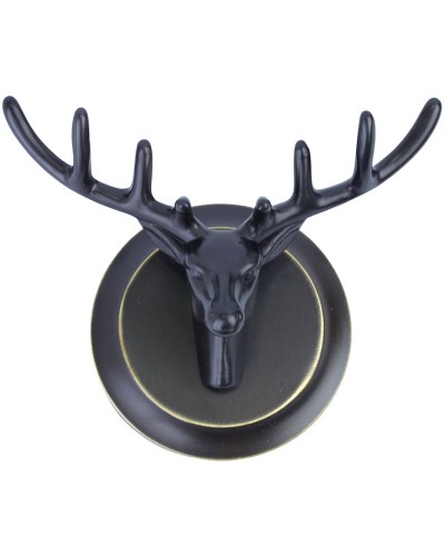 Двойной крючок Bronze de Luxe Royal 81152B Олень Черный