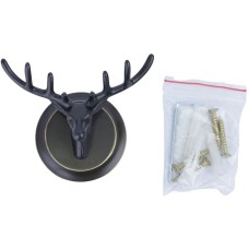 Двойной крючок Bronze de Luxe Royal 81152B Олень Черный