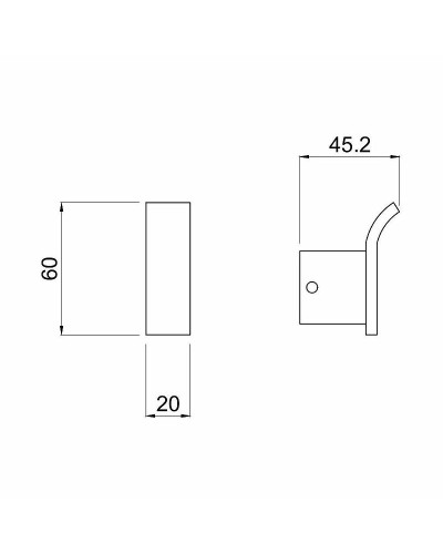Крючок Allen Brau Infinity 6.21001-00 Хром