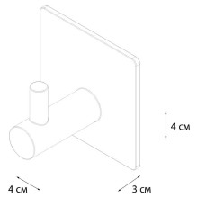 Крючок Fixsen Equipment FX-560A Черный
