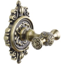 Двойной крючок Bronze de Luxe Royal R25203 Бронза