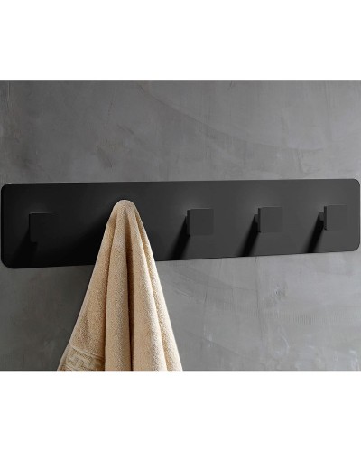 Вешалка для полотенец Abber Stein AS1650MB Черная матовая
