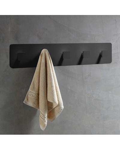 Вешалка для полотенец Abber Stein AS1650MB Черная матовая