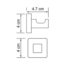 Крючок WasserKRAFT Lippe K-6523 Хром