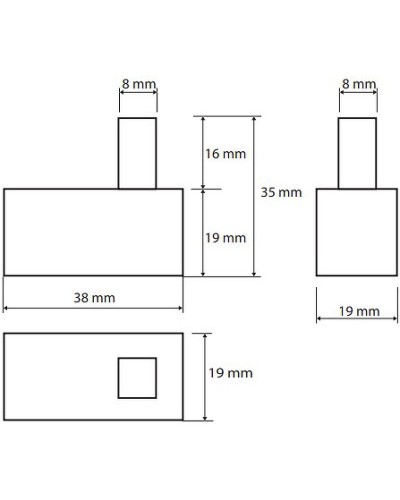 Крючок Bemeta Beta 132106132 Хром