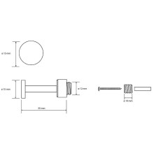 Крючок Bemeta Omega 104206023 Хром