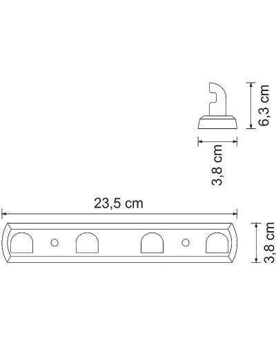Вешалка для полотенец WasserKRAFT Kammel K-8374W Белая матовая