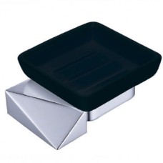 Мыльница Boheme New Venturo 10313-CR-B Хром, Черный