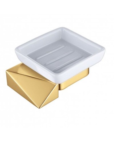 Мыльница Boheme New Venturo 10313-G Золото Белая