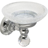 Мыльница Migliore Cristalia 16790 Хром с кристаллом Swarovski