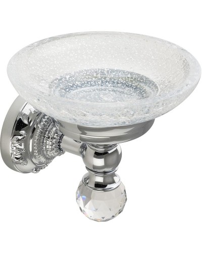 Мыльница Migliore Cristalia 16790 Хром с кристаллом Swarovski