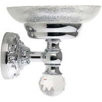 Мыльница Migliore Cristalia 16790 Хром с кристаллом Swarovski
