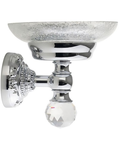 Мыльница Migliore Cristalia 16790 Хром с кристаллом Swarovski