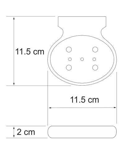 Мыльница WasserKRAFT Berkel K-6869 Хром