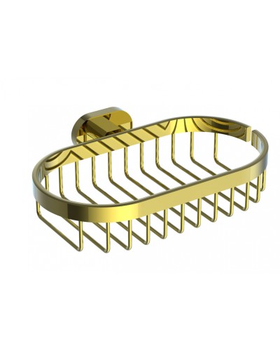 Мыльница с держателем WONZON & WOGHAND, Глянцевое золото (WW-8424-LG)