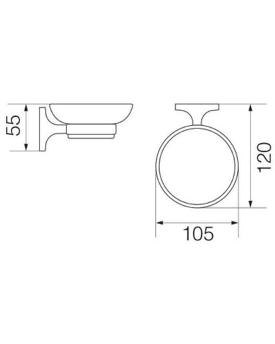 Мыльница Creavit Ducky BR20203Y Желтая