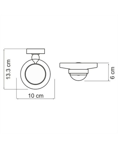 Мыльница WasserKRAFT Regen K-6929 Хром